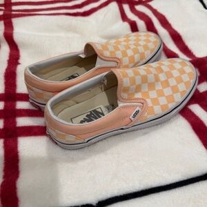 Vans Checkerboard Bleached Apricot True White Vans 6.5/36.5